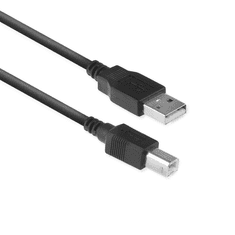 ACT USB-A - USB-B kábel 3m fekete (AC3033) (AC3033)