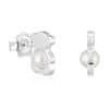 Divatos ezüst fülbevaló tenyésztett gyöngyökkel I-Bear 1004127300