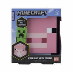 Paladone Minecraft: Pig, 11 cm (4"), Hang, USB, Elemes, Vezeték nélküli, Éjszakai fény