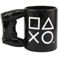 Paladone PlayStation, DualShock, 480 ml, Kerámia, Fekete, Kávésbögre