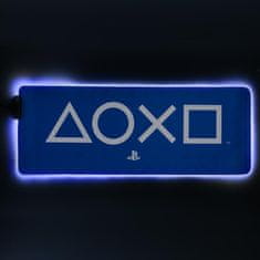 Paladone PlayStation, Large, 80 x 30 cm, Lighting, Szövet, Csúszásmentes, Gamer, Billentyűzet és egérpad
