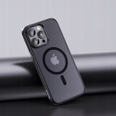 Mcdodo Mcdodo Mágneses Tok Átlátszó Tok Megerősített Magsafe Iphone 15 Pro Max Fekete