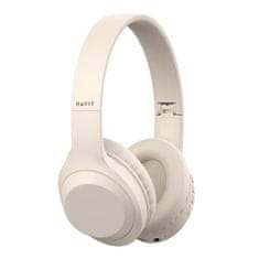 Havit H628BT bluetooth fülhallgató, bézs