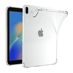 TokShop Apple iPad 10.9 (2022), Szilikon tok, közepesen ütésálló, légpárnás sarok, átlátszó (RS140145)