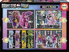EDUCA Puzzle Monster High 4 az 1-ben (50,80,100,150 darab)