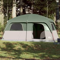 Greatstore 10 személyes zöld vízálló családi sátor