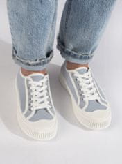 Amiatex Női tornacipő 108036 + Nőin zokni Gatta Calzino Strech, kék árnyalat, 40