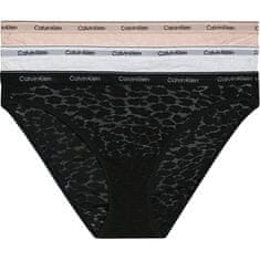 Calvin Klein 3 PACK - női alsó Bikini QD5069E-N8I (Méret S)