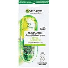 Garnier GARNIER - Skin Naturals Niacinamide Ampoule Sheet Mask - Strength of ampoules in textile mask with niacinamide and cabbage extract 15.0g 