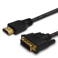 SAVIO CL-139 HDMI - DVI-A (18+1) kábel 1.8m (CL-139)