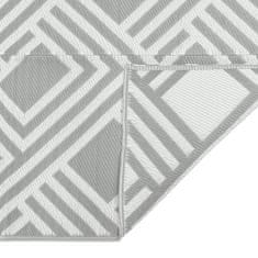 Vidaxl fekete polipropilén kültéri szőnyeg 80 x 250 cm 368565