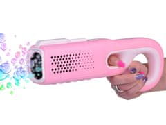RAMIZ Buborékfújó pisztoly buborékfolyadékkal rózsaszín színben fényeffektusokkal