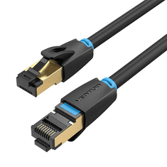Vention Cat.8 SFTP hálózati kábel 0,5m fekete (IKABD) (IKABD)