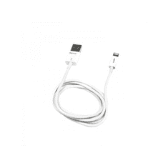 Approx USB - Micro USB/Lightning kábel fehér (APPC32) (APPC32)
