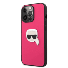 Karl Lagerfeld Apple Iphone 13 Pro Karl pink-fekete tok (KLHCP13LPKMP) (KLHCP13LPKMP)