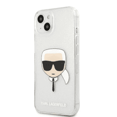 Karl Lagerfeld Apple Iphone 13 Mini Karl ezüst tok (KLHCP13SKHTUGLS) (KLHCP13SKHTUGLS)