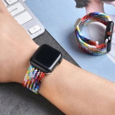 Techsuit Cserélhető szíj az Apple Watch 1/2/3/4/5/6/7/8/9/SE/SE 2 (38/40/41mm) okosórára - Multiszínű 1