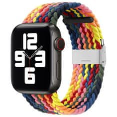 Techsuit Cserélhető szíj az Apple Watch 1/2/3/4/5/6/7/8/9/SE/SE 2 (38/40/41mm) okosórára - Multiszínű 2