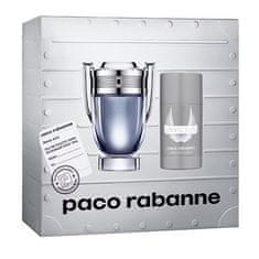 Paco Rabanne Invictus - EDT 100 ml + szilárd dezodor 75 ml