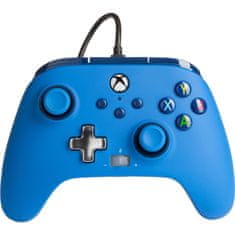 Power A Enhanced Wired, Xbox Series X|S, Xbox One, PC, Blue, Vezetékes kontroller