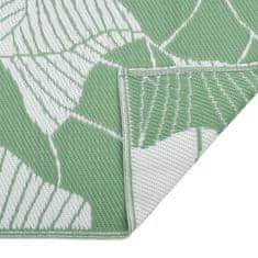 Vidaxl zöld polipropilén kültéri szőnyeg 80 x 250 cm 368585