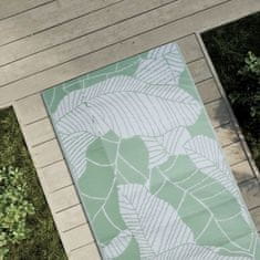 Vidaxl zöld polipropilén kültéri szőnyeg 80 x 250 cm 368585