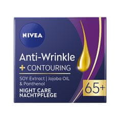Nivea Éjszakai krém a kontúrok javítására 65+ (Anti-Wrinkle Contouring Night Care) 50 ml