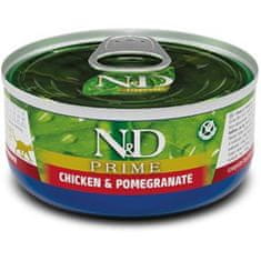 N&D PRIME Cat cons. Csirke és gránátalma 70 g