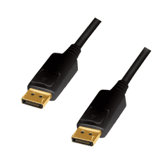 LogiLink DisplayPort apa-apa kábel 4K/60Hz fekete 3m (CD0102) (CD0102)