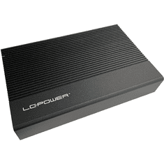 LC Power 8,9cm LC-35U3-C USB3.2 Alu Black (LC-35U3-C)
