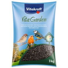 Vitakraft Élelmiszer VITAKRAFT Vita Garden napraforgó fekete 3 kg