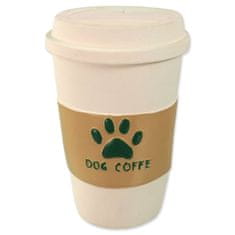 Dog Fantasy Játék DOG FANTASY Latex csésze kávé hanggal fehér 12 cm 12 cm