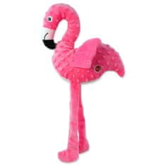 Dog Fantasy Játék DOG FANTASY Újrahasznosított játék flamingó zörgő szárnyakkal 49 cm