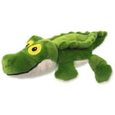 STREFA Játékkutya Fantasy Silent Squeak krokodil zöld 30cm