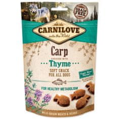 Carnilove CARNILOVE Kutya félnedves snack ponty kakukkfűvel dúsítva 200 g