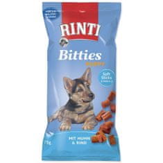 RINTI RINTI Extra Bitties Puppy csirke + marhahús 75 g