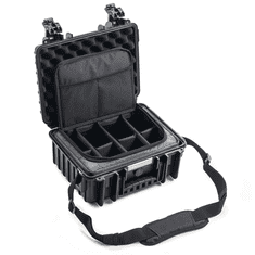 B&W B&W Outdoor Case 3000 Fotós bőrönd - Fekete