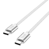 206TT15W USB-C apa - USB-C apa 2.0 Adat és töltő kábel - Fehér (1.5m) (206TT15W)