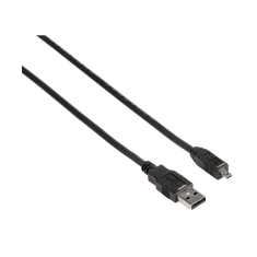 Hama 74204 USB-A apa - Mini USB apa 2.0 Adat és töltőkábel - Fekete (1.8m) (74204)