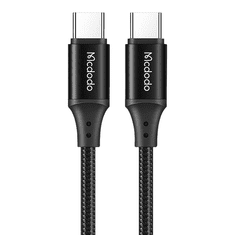 Mcdodo CA-5641 USB Type-C apa - USB Type-C apa Töltőkábel - Fekete (1m) (CA-5641)