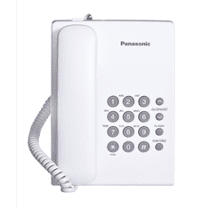 PANASONIC KX-TS500PDW Asztali telefon - Fehér (KX-TS500PDW)