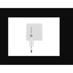 Natec Ribera USB-A / USB-C Hálózati töltő - Fehér (45W) (NUC-2142)