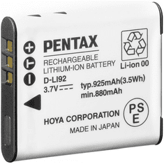 Pentax D-LI92 Akkumulátor 925mAh (39800)