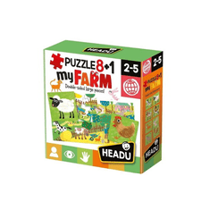 Headu Headu: Az én farmom - 8+1 darabos puzzle (IT20867)