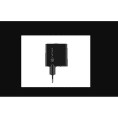 Natec Ribera USB-A / USB-C Hálózati töltő - Fekete (65W) (NUC-2145)