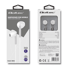 Qoltec Quoltec 50834 Vezetékes Headset - Fehér (50834)