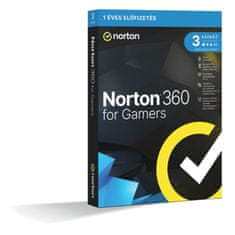Norton 360 for gamers, 50GB, HUN, 1 Felhasználó, 3 gép, 1 éves, Dobozos vírusirtó szoftver