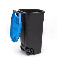 KETER 110 literes műanyag Kültéri műanyag szemetes - Fekete/Kék (2912900857)