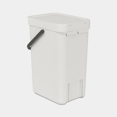 Brabantia Sort & Go 12 literes hulladékgyűjtő szemetes - Világosszürke (213281)