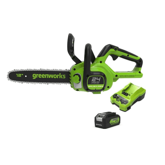 Greenworks GD24CS30K4 Akkumulátoros láncfűrész (2007007UB)